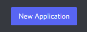 Le bouton « New Application ».